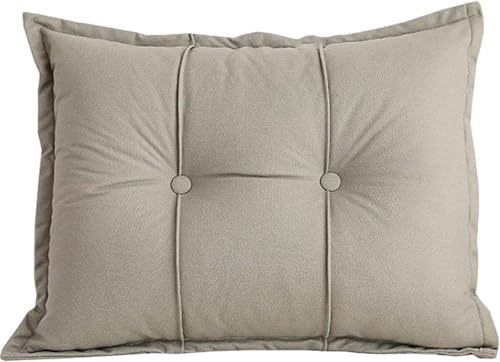Cuscino da Lettura per Letto E Divano Singolo/Matrimoniale Cuscini Testata letto Grande Imbottito Cuscino Schienale Removibile Lavabile Supporto Lombare Cuscino Cuscino da Parete(A4,60x55x15cm(1pc))