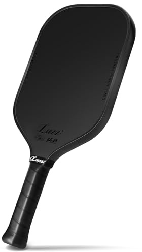 Luzz Pickleball Paddle, Thermoformed Cannon T700 Carbon Fiber Pickleball Paddles Friction Surface Exceptional Spin and Power 16mm Composite Pickle Ball Rackets for Players