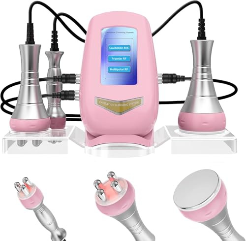 Radiofrecuencia Facial y Corporal, Durskfl 40K Cavitacion y Anticelulítico Máquina de Adelgazamiento de Belleza Masajeador Anticelulitico Para Tonificantes y moldeadores (M)
