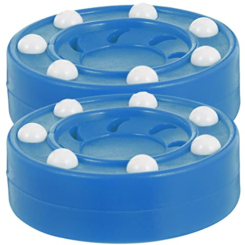 SKISUNO 2 Piezas Roller Hockey Puck Disco Entrenamiento Profesional Ligero Antichoque para Práctica Interior y Exterior Color Aleatorio