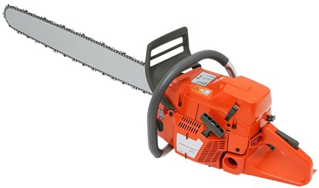 Motosega Densony 3,9 kW 71 cc a benzina con catena, guida, borsa per attrezzi, guanti, occhiali protettivi, 10000 giri/min per potatura del giardino, disboscamento, taglio del legno, raccolta di bambù
