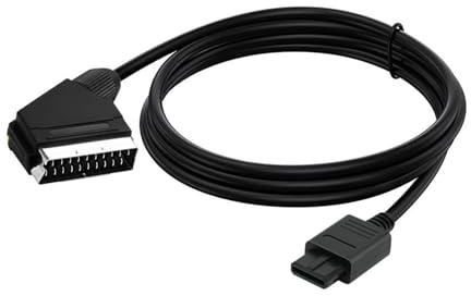 Nucelit Förbättrar Claritys SCART videokabel för N64 retro spelenheter 180 cm konstruktion stabila signaler utgång spelkonsoler kabel