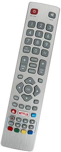 ALLIMITY SHW-RMC-0120 Telecomando Sostituisci per Sharp 4K 3D TV with YouTube NETFLIX NET+