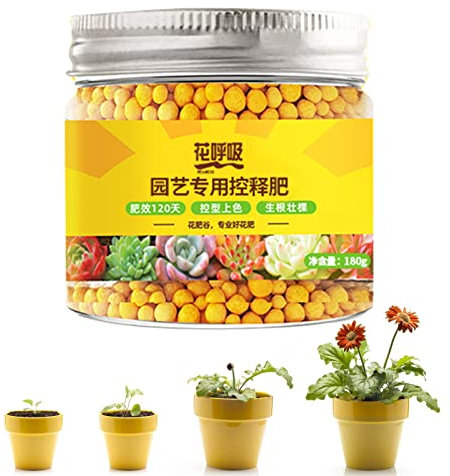 PW TOOLS Fertilizzante | Cibo vegetale Biologico,Fertilizzante per cespugli a Rilascio prolungato di 120 Giorni per Tutte Le Fasi della Crescita delle Piante Migliora la qualità