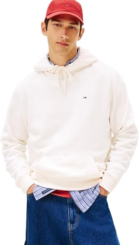 Tommy Jeans TJM Reg S Flag Hoodie Ext Dm0dm20742 Sudadera con Capucha Hombre (Pack de 1)