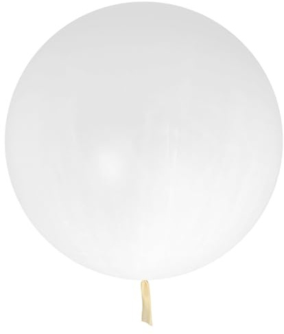 PAMINGONO Pallone Meteorologico Gigante in Lattice Bianco 200 Pollici 500g per Progetti Scientifici Stem e Decorazioni Matrimonio