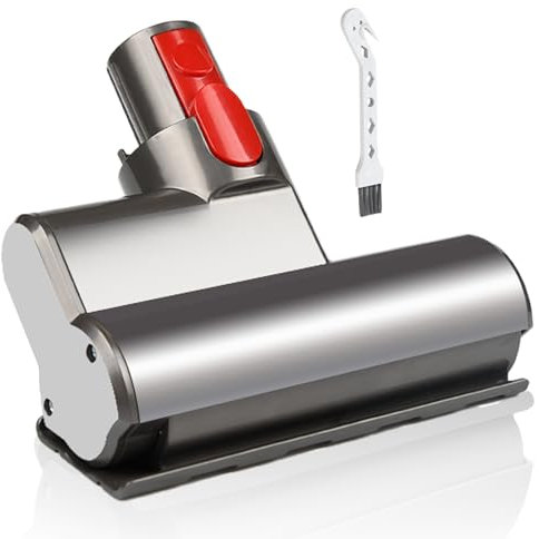 NIXOOT Mini Turbinendüse für Dyson V7 V8 V10 V11 V15 Serie Kabelloser Handstaubsauger, Ersatzbürste zum Reinigen von Haushaltsschmutz, Entfernen von Milben und Staubwischen