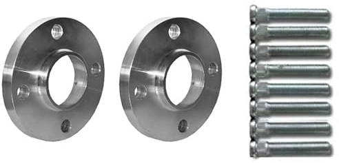Separadores de rueda de 40 mm, 4 x 108, NLB, 63,4 mm, 20 mm por lado, incluye pernos de pie