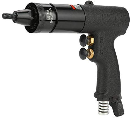 Pneumatische Nietpistole, Nietmutternpistole mit Anti-Rutsch-Griff Geeignet für alle Arten von Metallplatten-, Rohr- und anderen Fertigungsindustrien(KP-739A)