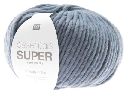 Rico Design Essentials Super Super Chunky 100g Rauchblau