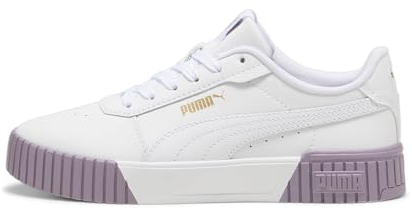 PUMA Damen Carina 2.0 Sneaker, White-Pale Plum Gold, 39 EU