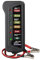 RileyFine Misuratore Tester Batteria,Misuratore Tensione Capacità Batteria, Indicatore Batteria Autoveicoli, per Carrello Golf Tagliaerba Auto RV SUV Bicicletta Elettrica Motocicletta