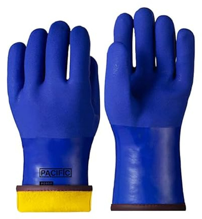 PACIFIC PPE Gants de travail pour l’hiver/résistants au froid/protection thermique, doublés en cachemire, 100% imperméables, résistants au gel, anti-froid et aux huiles, taille XL/10
