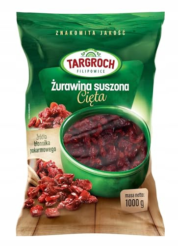 Torkade tranbär skurna 1000g Targroch