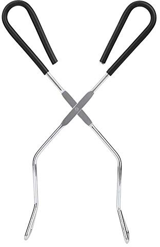 Pinza da Barbecue,Pinza da Cucina in Metallo,26,7×8,3×3,4 cm Pinze Multifunzione, Stoviglie da Barbecue, Utilizzate per Servire Cibo BBQ Bistecca Carne Insalate Buffet