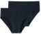 Schiesser Herren 2 Pack Sportslip mit Eingriff-Essential Feinripp Unterwäsche, Navy_205159, 8/ XXL (2er Pack)