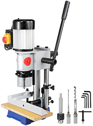 VEVOR Máquina de Mortaja Cincel Hueco con Broca de Cincel para El Cincel de Madera, para Procesar Productos de Madera y Materiales Metálicos