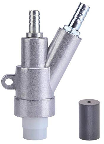 Jewboer Air Sandblaster Sand blasting Gun for Rust Dust Remove Sand Blaster Air Tool with Boron Carbide Nozzle (6MM)