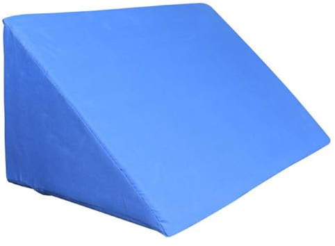 Posizionatori ortopedici per adulti – grande cuneo triangolare in schiuma con copertura lavabile con cerniera per sollevamento caviglie e gambe post chirurgia, sollievo dal dolore e comfort