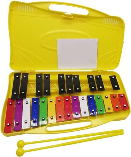 Glockenspiel xylofon, xylofon aluminium xylofon 25 ton glockenspiel slagverksinstrument box