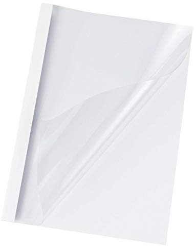 VEPATIM 20 Thermobindemappen A4 8mm für 80 Blatt weiß