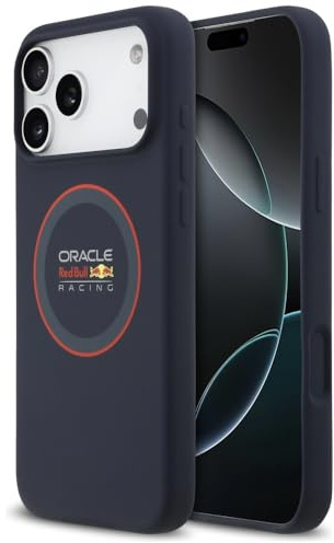 CG MOBILE Red Bull Silikonring Rot kompatibel mit MagSafe-Hülle für iPhone 17 Pro Max (Marineblau)