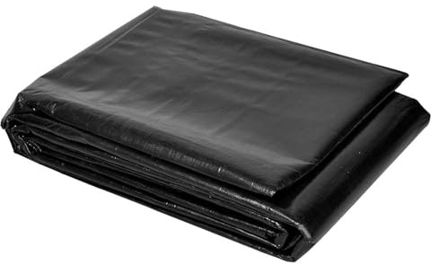 HDPE Pond Liner 2x to 10x15m Easy Cut Pool Cover for Garden Fountain Koi Fish Aquaculture Waterproof Tarpaulin for Aquatic Basins