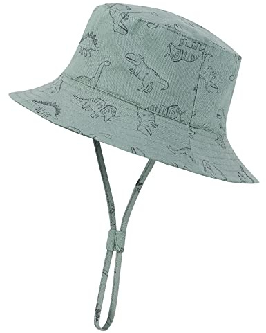 Century Star Baby solhatt justerbar UV-skydd hatt barn med brett brätte solskydd UPF 50 unisex, Tång blå, 2-4 År