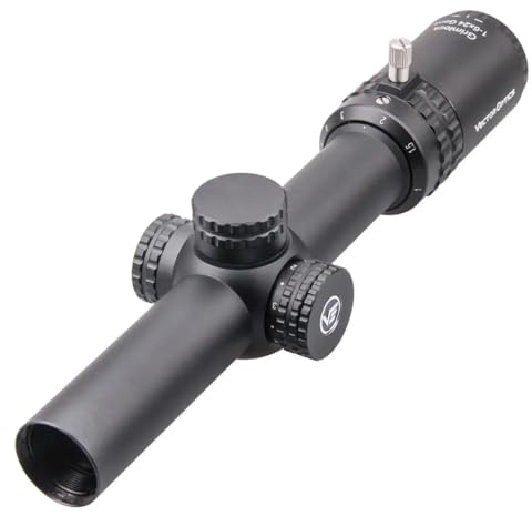 Vector Optics SCOC-13II Grimlock 1-6x24SFP Genii Zielfernrohr für Sport, Airsoft und Jagd, Luftgewehr, Ziel-Visier, Gewehrzielfernrohr, Rifle Scope, umfangreiches Zubehör