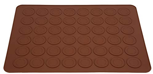 Macaron Bakmatta I Silikon, 15,2 X 11,2 Tum 48 Hål Non Stick Macaron Bakmatta För Bakmatta Cookie Liner DIY Choklad Kakform