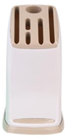 Grand bloc à couteaux universel, rangement peu encombrant des couteaux Bloc à couteaux moderne à lattes flexibles Bloc à couteaux élégant non équipé