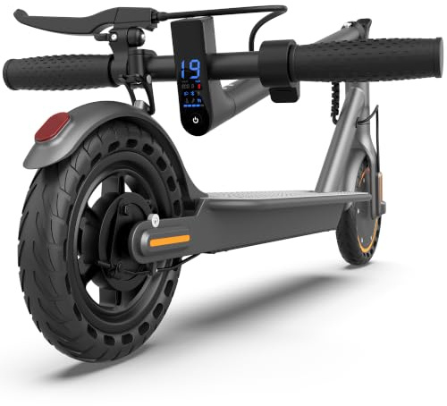 Riceel Electric Scooter, Foldable E Scooter with 350W Motor 25Km/h Top Speed, Max 20-35Km Long Range, 8.5''Tires Commuting Electric Scooters Adult and Teens with Dual Brakes System, APP
