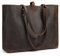S-ZONE Damen Handtasche Vintage Crazy Horse Leder Große Shopper Tote Bag Schultertasche Arbeitstasche Datingstasche