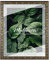 Holz Bilderrahmen Mallorca 70x100 cm in Schwarz Gold mit Antireflex-Kunstglasscheibe