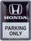 Nostalgic-Art Retro Blechschild, 15 x 20 cm, Honda AM – Parking Only – Geschenk-Idee für Honda-Zubehör Fans, Original Lizenzprodukt (OLP), aus Metall, Vintage Design, Blechschilder Sprüche