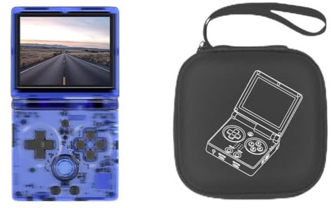 Fiorky EVA-Hartschale for Abernic RG35XXSP Retro-Spielekonsole, Handheld-Spielekonsolen-Hülle, stoßfeste Schutztasche mit Griff, Aufbewahrungstasche for Spielekonsolen