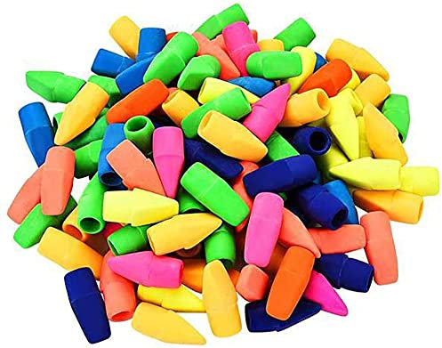50 stycken pennsuddgummi, suddgummi, penntopp radergummi, toppar, pennsuddgummittoppar för grundskola, mellanstadiet eller dagis