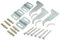 SOMATHERM FOR YOU, Kit de 3 fixations pour radiateur en aluminium - Comprend 6 vis (6x50 mm) et 6 chevilles (8x40 mm) pour une installation facile, sécurisée et durable