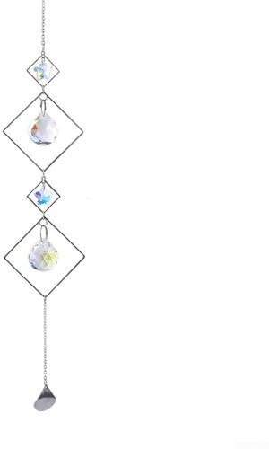 Lot de 6 attrape-soleil décoratifs Motif fleur de lotus et lune pour des effets de lumière enchanteurs à la maison et à l'extérieur