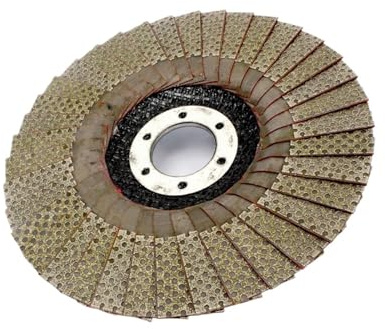 5 pollici 1pc 60/100/200/400 grana mole 125mm lamellare disco abrasivo, compatibile for smerigliatrice angolare cuscinetto diamantato(400)