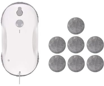 CW1 – Robot Nettoyeur De Vitres Électrique Intelligent, For La Maison, Avec Pulvérisateur, Aspirateur Automatique, Aspiration Cyclone Rapide Et Sûre, 3000Pa Nettoyage En Profondeur(CW1)
