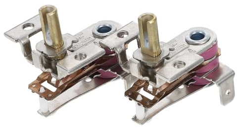 PAMINGONO Interruptor Radiador Aceite, Control y Controlador de Temperatura Bimetálico para Calefacción Eléctrica, 2 Piezas, 16 a 250 V, Invierno Color Aleatorio Estilo Aleatorio