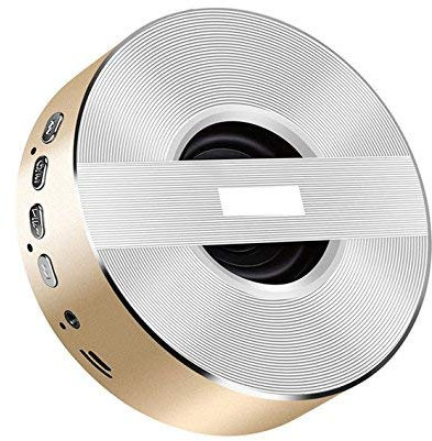 Small Mini Wireless Bass Bluetooth Speaker For IPhone IPad Phones Gold