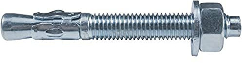 fischer - Anclaje metálico perno FWA 8x80 en caja de 50 uds., taco metálico macho homologado para aplicaciones de alto rendimiento en hormigón con acabado tipo espárrago