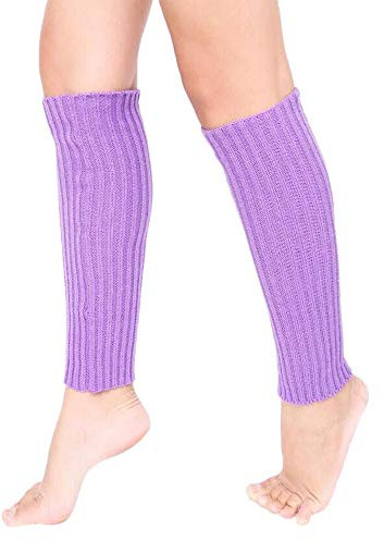 carol -1 Damen Mädchen Beinwärmer Stulpen Legwarmers Grobstrickstulpen Lange Winter Beinwärmer Gestrickt Verdicken Beinstulpen Böhmen Mädchen Extra Lang Warmer Over-Knee Lange Stulpe Tanzen Strumpf