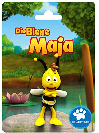 Bullyland 43421 Figurine Willi de Maya l'abeille, Environ 7,6 cm, détaillé, idéal comme Petit Cadeau pour Les Enfants à partir de 3 Ans