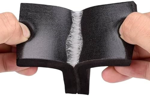 TOFIMA Striscia di Tenuta in Spugna autoadesiva in Gomma 2M/10M Larghezza 10-30mm Spessore 2-20mm Adesivo su Un Lato Eva Schiuma Nera Guarnizione anticollisione (Size : 15mm x 30mm x 2m)