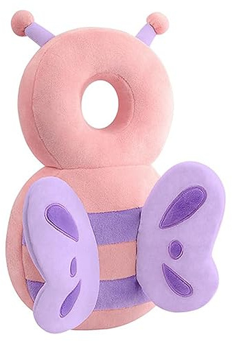 HPYSHP Toddler Baby Head Protection, Walker Head Protector Backpack, Adjustable, Pink Butterfly, 33cm*19cm*6cm