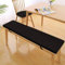 COITROZR 3 cm Dickes Sitzkissen, Bankauflage Bankkissen Stuhlkissen, Bequeme Waschbare Sitzauflage Sitzkissen Bank, Gartenbank Auflage Outdoor, Bank Sitzpolster für Schule(180x45cm, Schwarz)