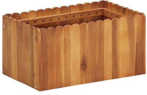 kübel,pflanzkübel Kunststoff groß 100cm,Garten-Hochbeet 50 x 30 x 25 cm Massivholz AkazieGeeignet für Garten, Terrasse, Schlafzimmer, Wohnzimmer